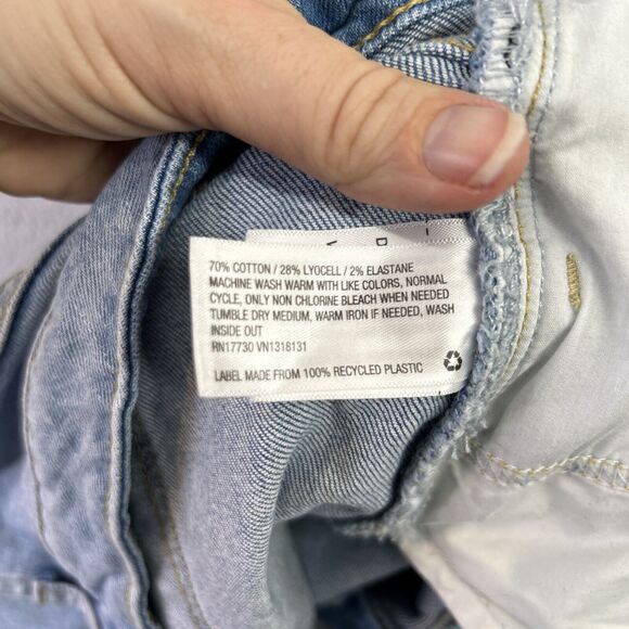 UNIVERSAL THREAD Jeans Womens 17 R Ankle Bootcut Light Wash Grunge Boho Frayed - Picture 8 of 12